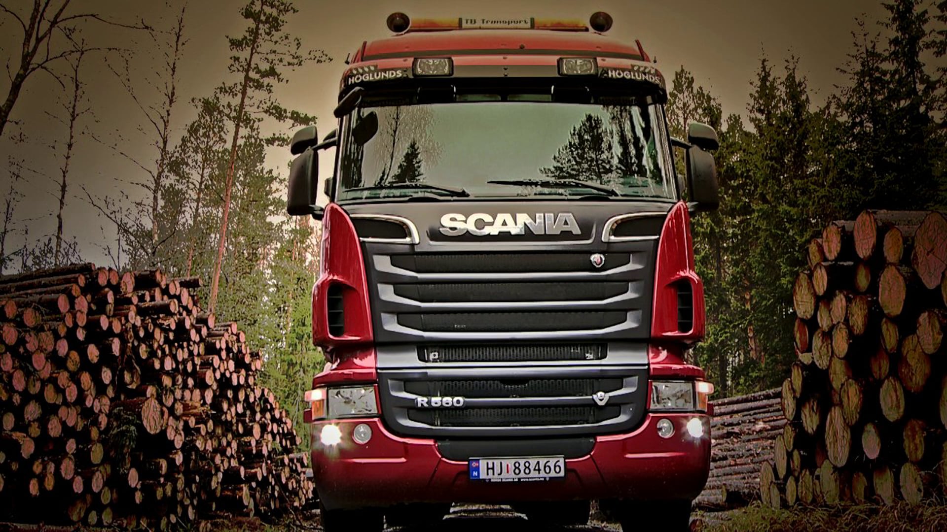 Scania R560 Tømmerbil - Mariette Danielsson