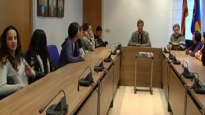 Els alumnes de l'institut visiten l'Ajuntament