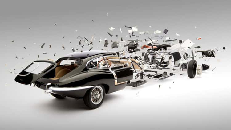 Exploding sports cars by Fabien Oefner