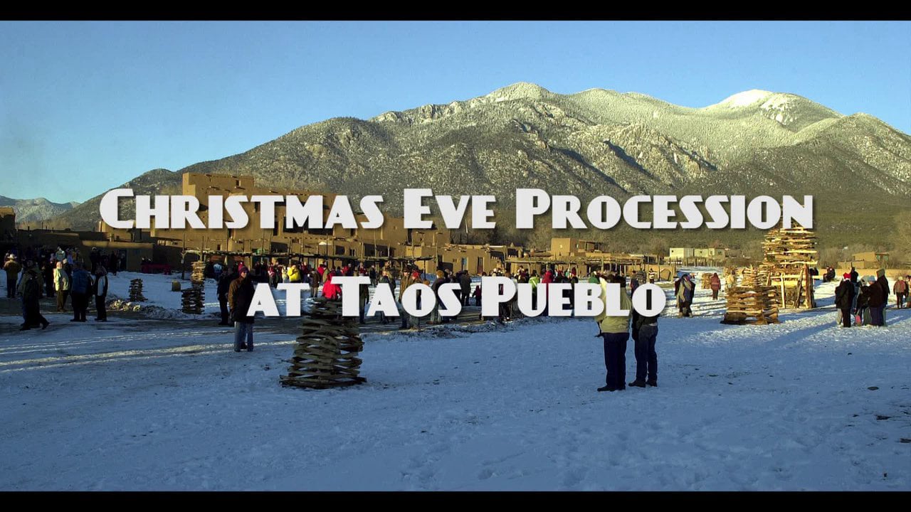 Taos Pueblo Christmas Eve video slide show on Vimeo