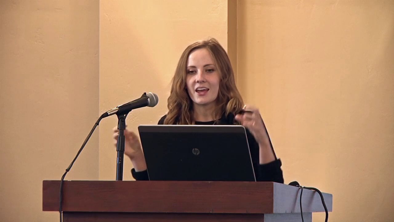 Emily Zarka reading "Why Zombies Matter Studying the Undead Throughout