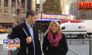 Matt and Heather Faucette Christmas in Manhattan