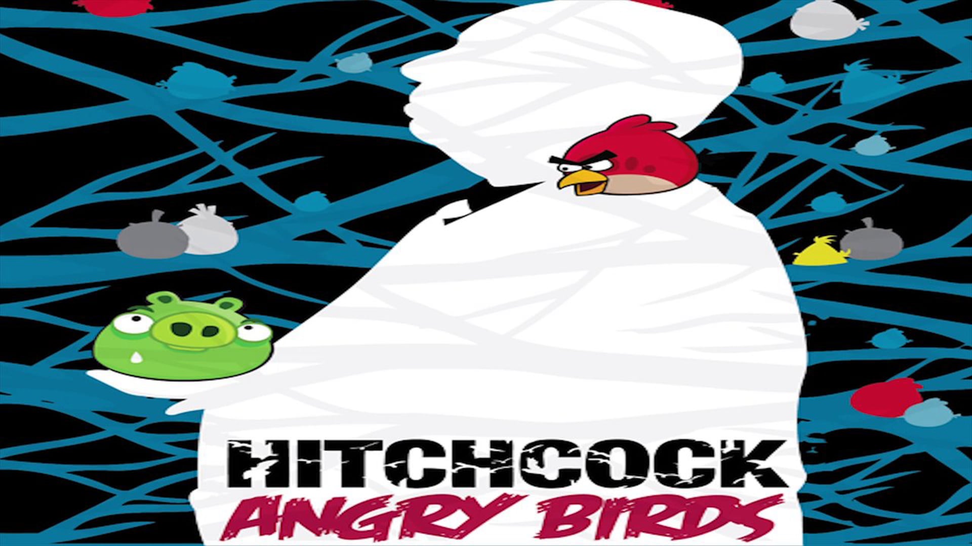 Hitchcock and Angry Birds Mashup
