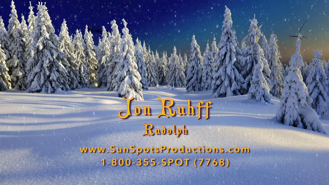 SunSpots Voice Talent Jon Ruhff as Rudolph on Vimeo