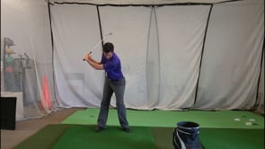 Horizontal Backswing Then Bend