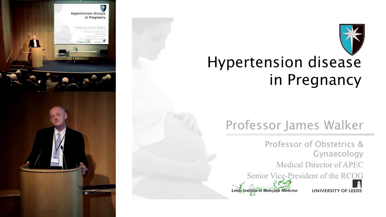 Hypertension in Pregnancy, Pre-eclampsia and Eclampsia on Vimeo