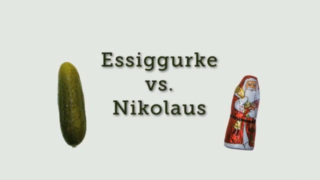 Essiggurke vs. Nikolaus | Gurkenduell #6