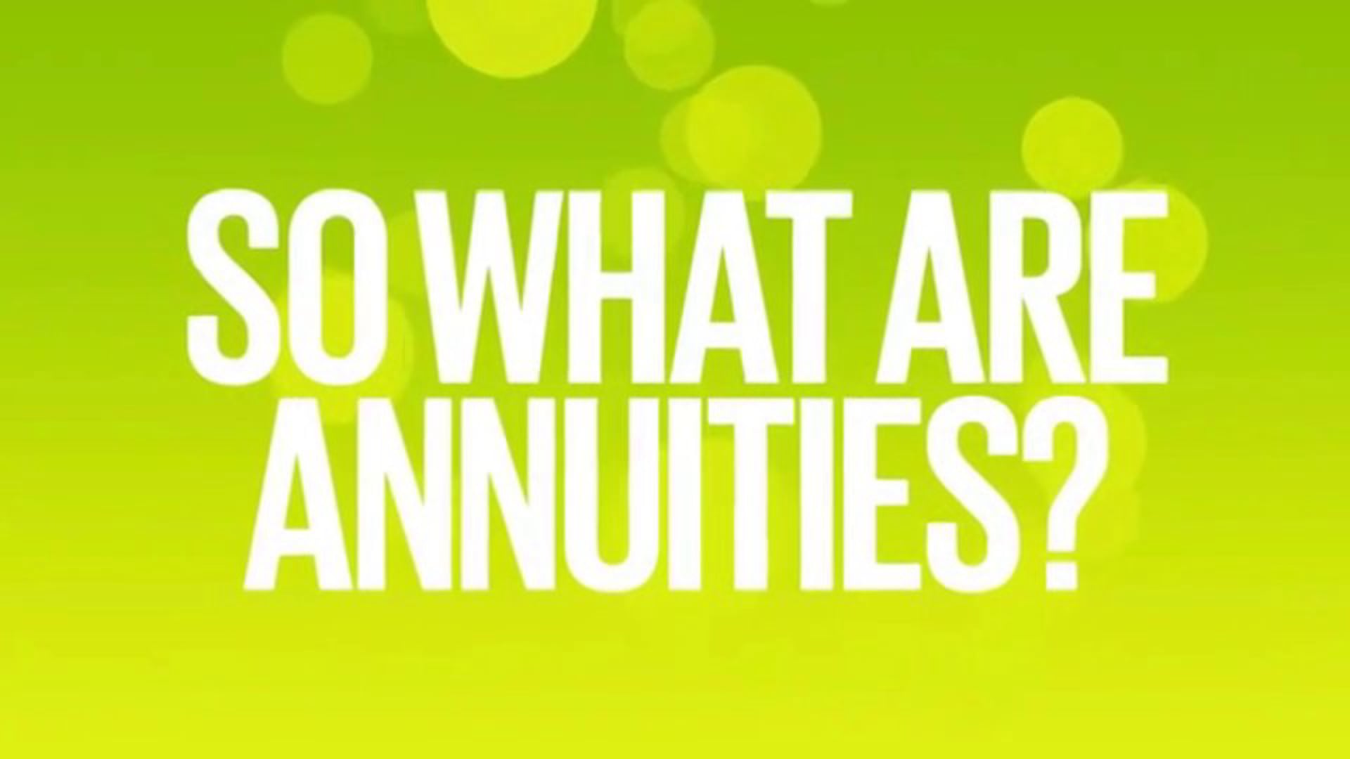 Index Annuity Basics