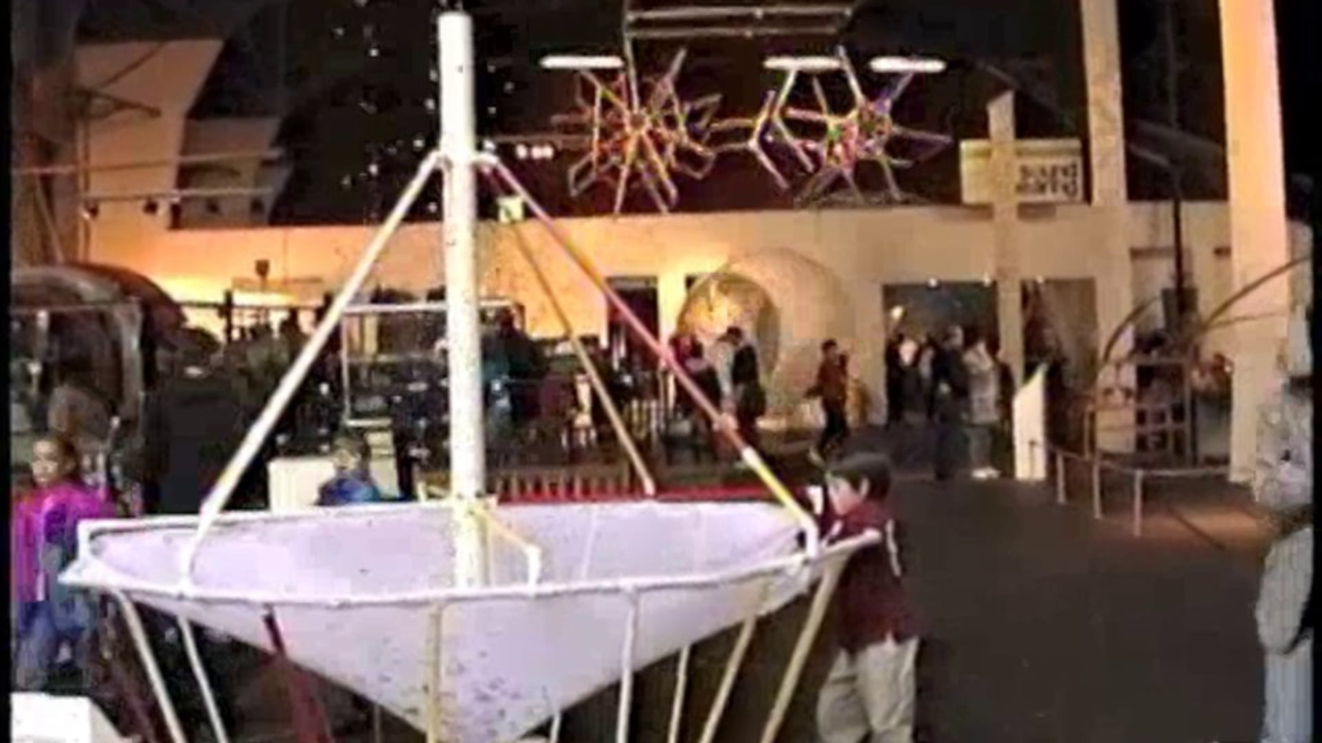 Norman Tuck - Confetti Fountain at the Exploratorium 1994