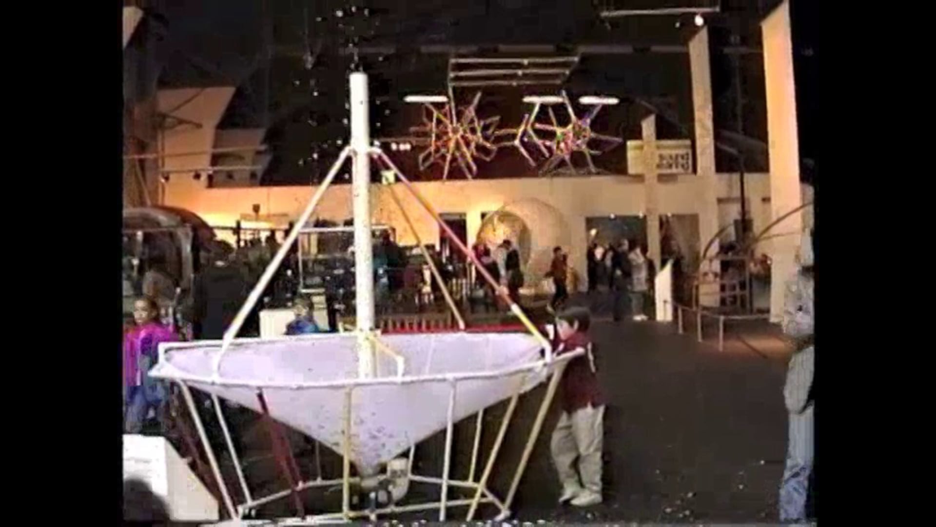 Norman Tuck - Confetti Fountain at the Exploratorium 1994