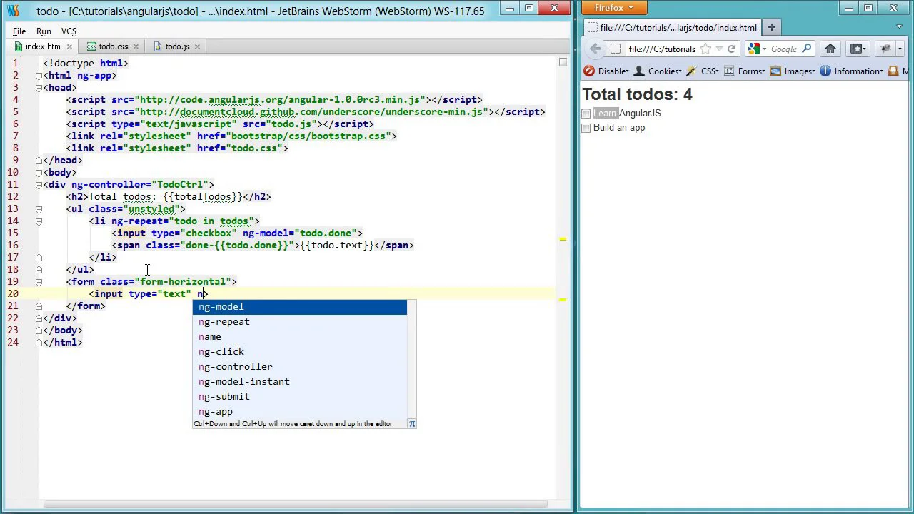 AngularJS Tutorial on Vimeo