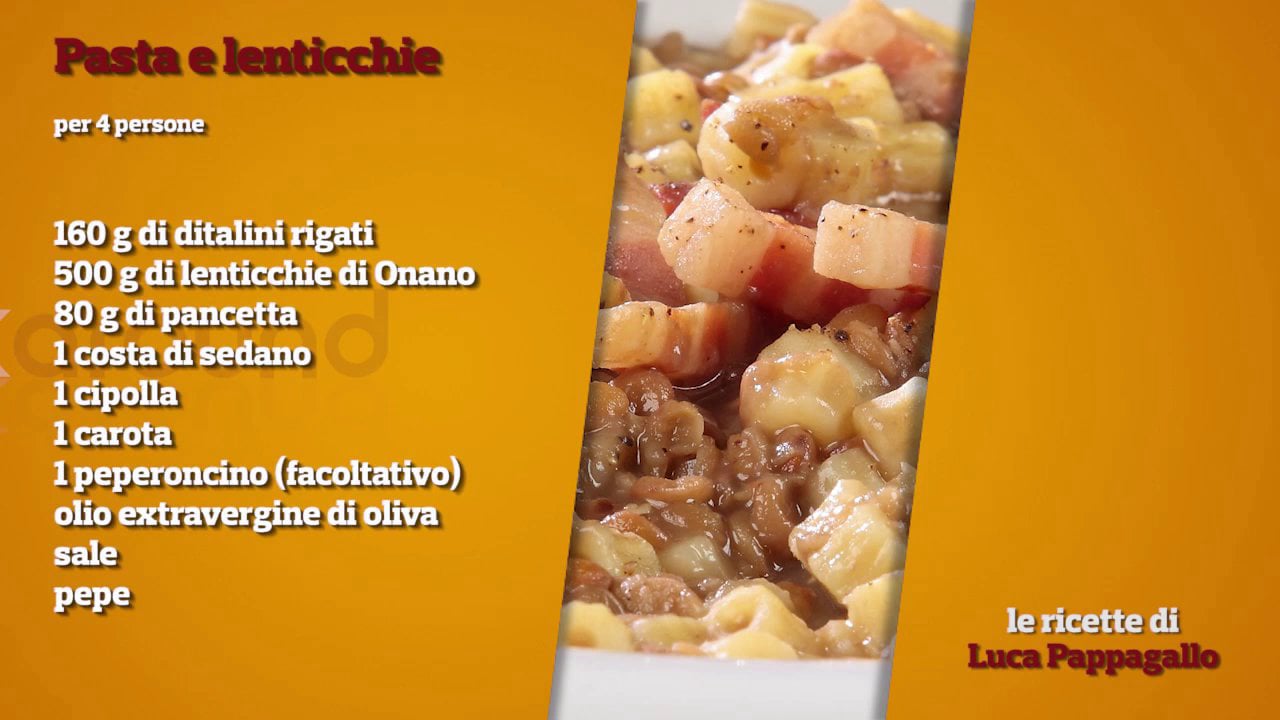 13291 pasta e lenticchie