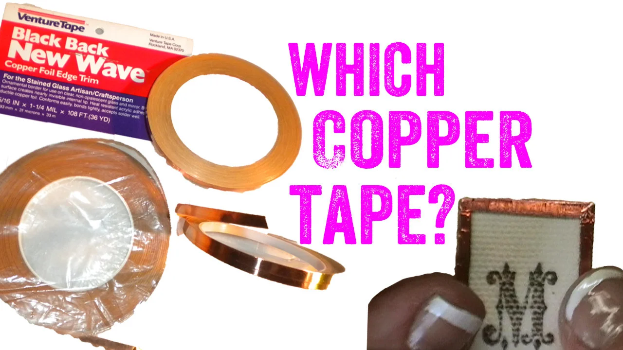 Copper Foil for Soldered Glass Pendants on Vimeo