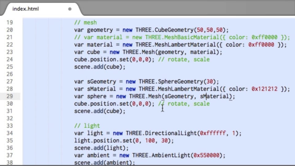 08 AxisHelperを使おう 【旧版】Three.js入門 プログラミングならドットインストール