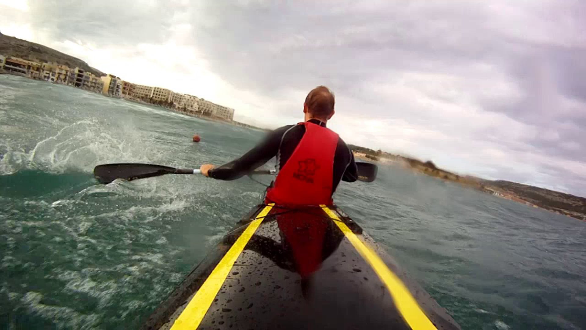 Surfski Malta Christmas Eve Downwind