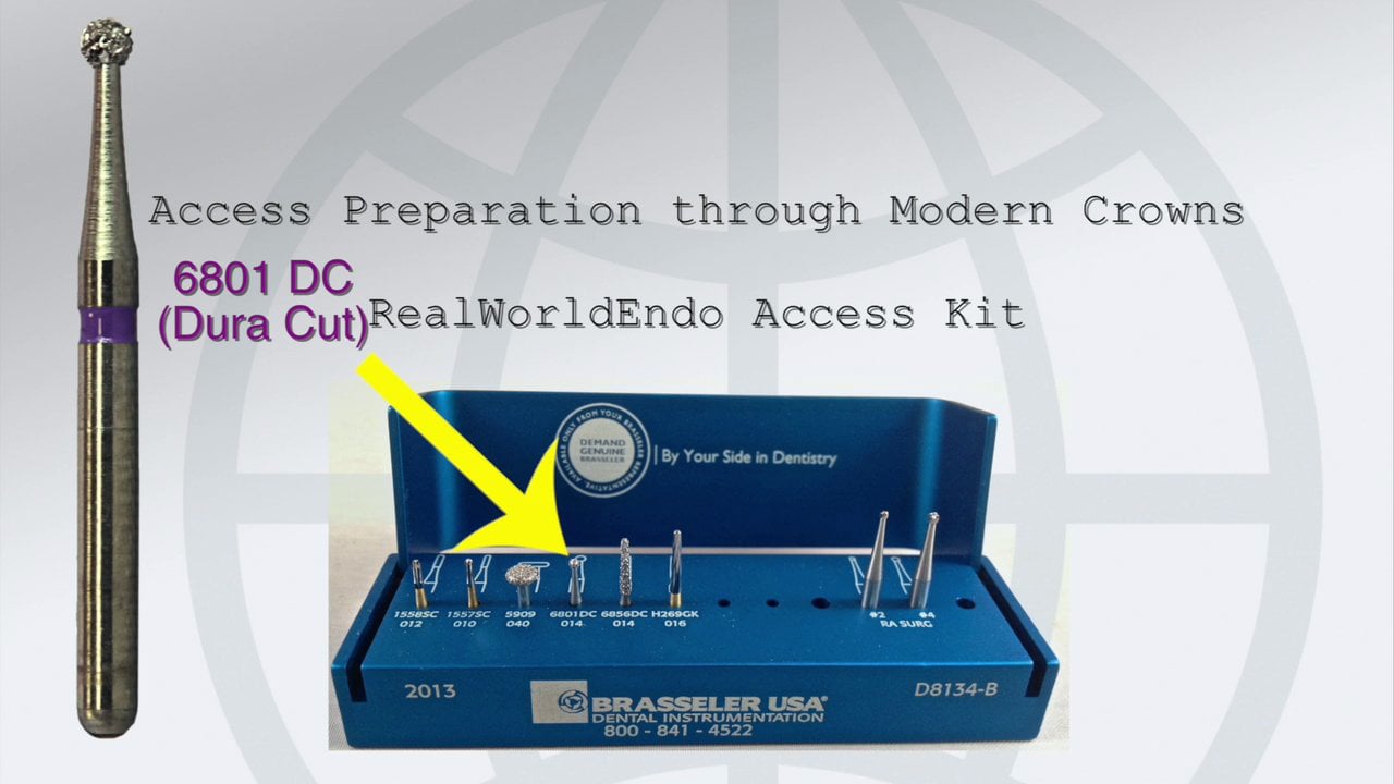 Dura Cut Bur Endo Access through modern crowns (Zirconia & Lithium