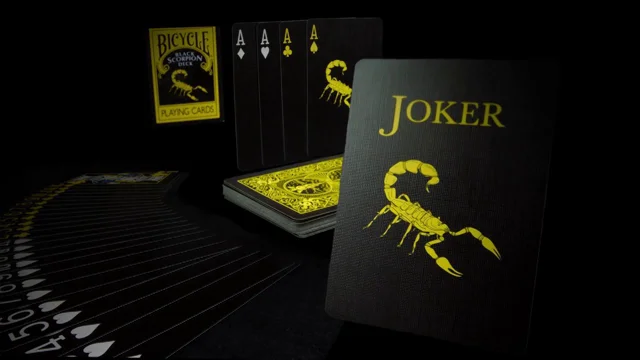 Black scorpion deck sale