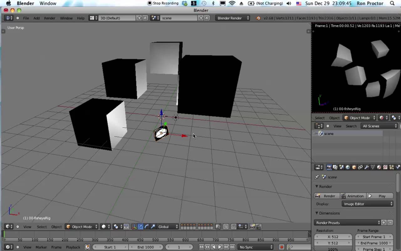 Blender Fisheye Camera Rig (Updated December 2013) on Vimeo