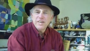 John talks with a priest...