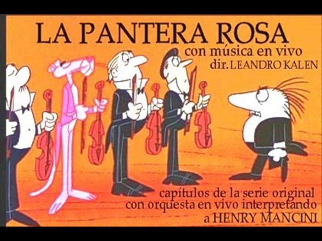 La Pantera Rosa con música en vivo