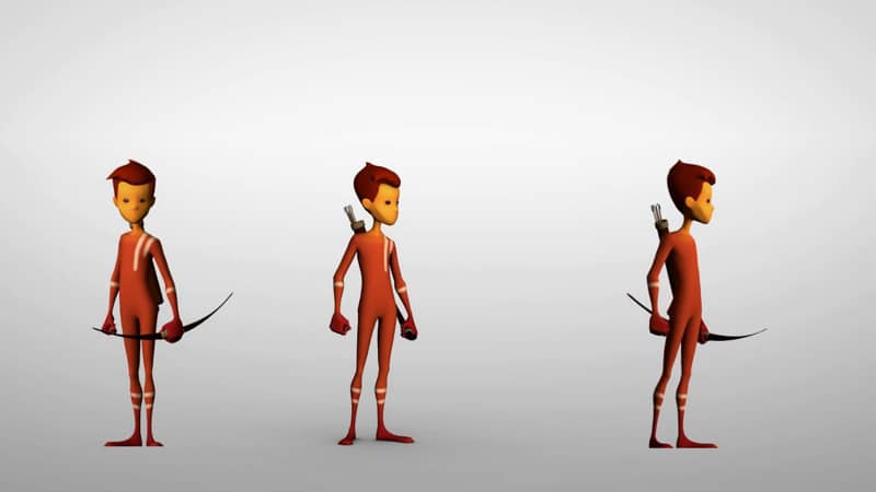 Forest Hunter Run Cycle - Animation - Matthias Lappe - Character Animator