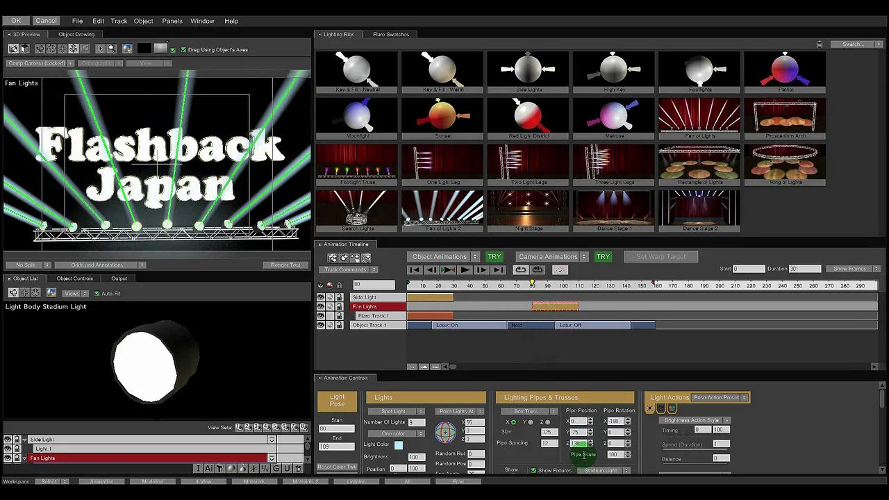 ProAnimator 7 (プロアニメーター 7) デモ 「04 ライト、フレアの作成方法」 on Vimeo