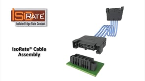 IsoRate® Cable Assembly - Isolated Edge Rate™ Contacts