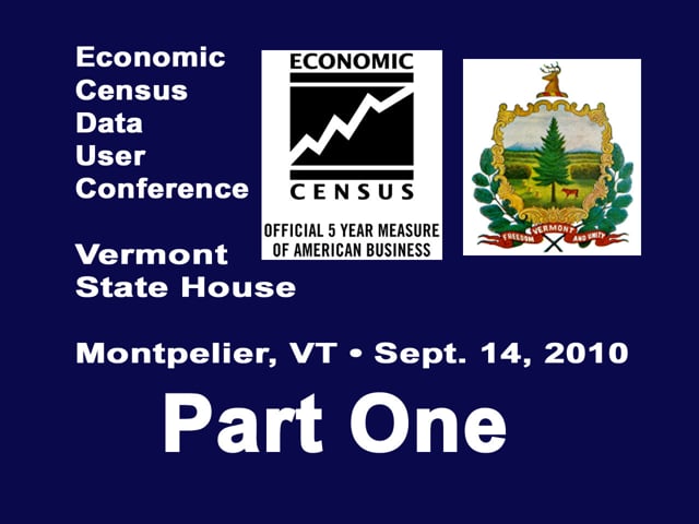 Economic Census Data User Conference Part One