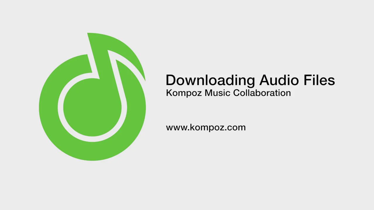 How to Download Audio Files with Kompoz Konnect