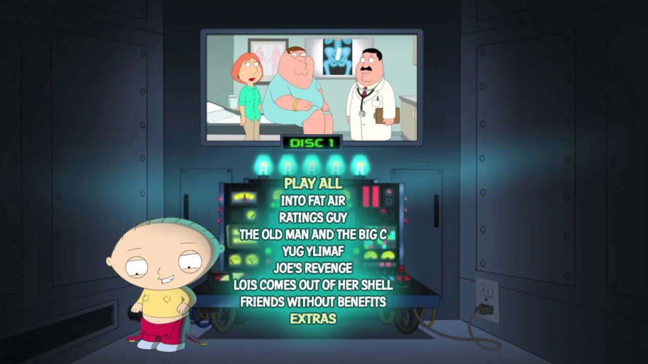 Family Guy Volume 12 DVD Menus