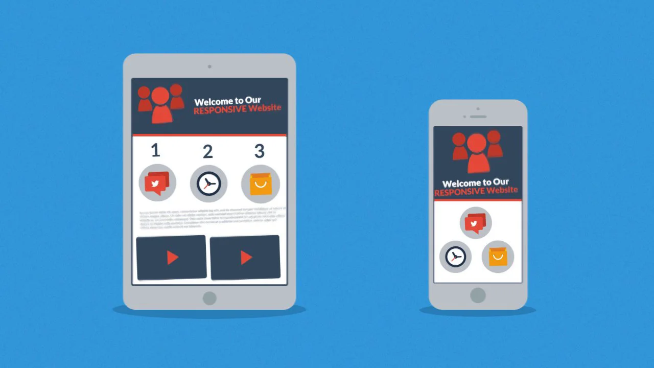 responsive design on Vimeo