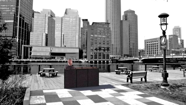 Building site bench video
