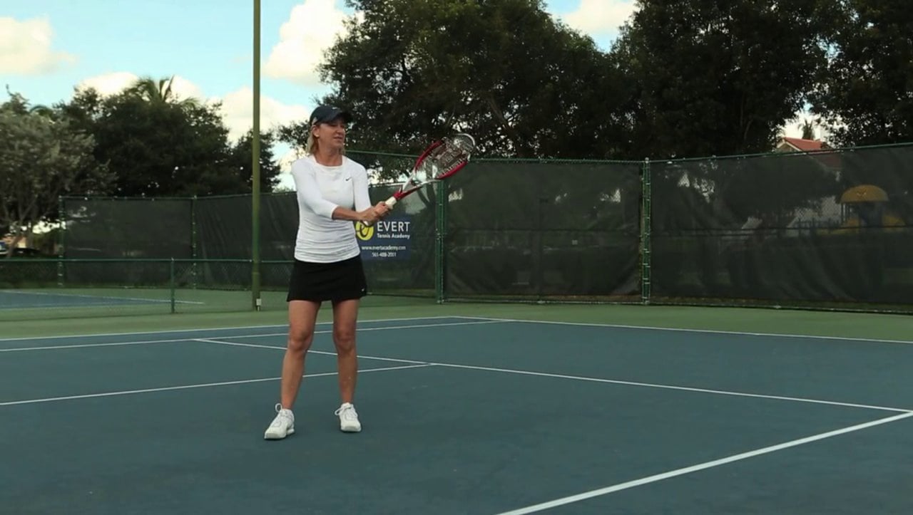 Why you should hit a twohanded backhand volley by Chris Evert on Vimeo