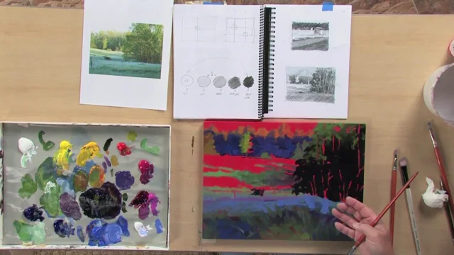 Mark Mehaffey: Paint Acrylic Landscapes - Understanding Sun