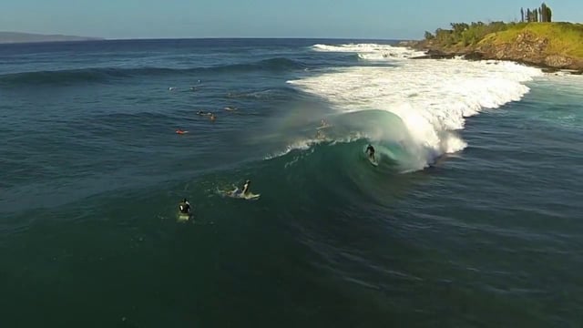 Aerial Footage @ Honolua Bay Jan 23 2014 from Multicopter Maui