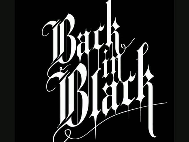 Back in Black - Logo creation on Vimeo