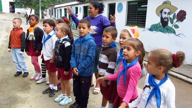 Visit to the Republica Oriental del Uruguay School, Las Terrazas, Cuba