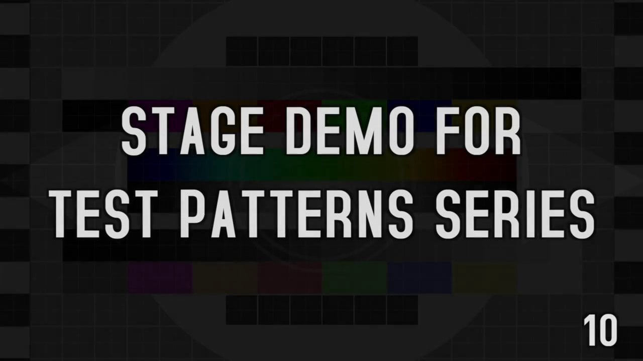 Test Patterns Stage Demo on Vimeo