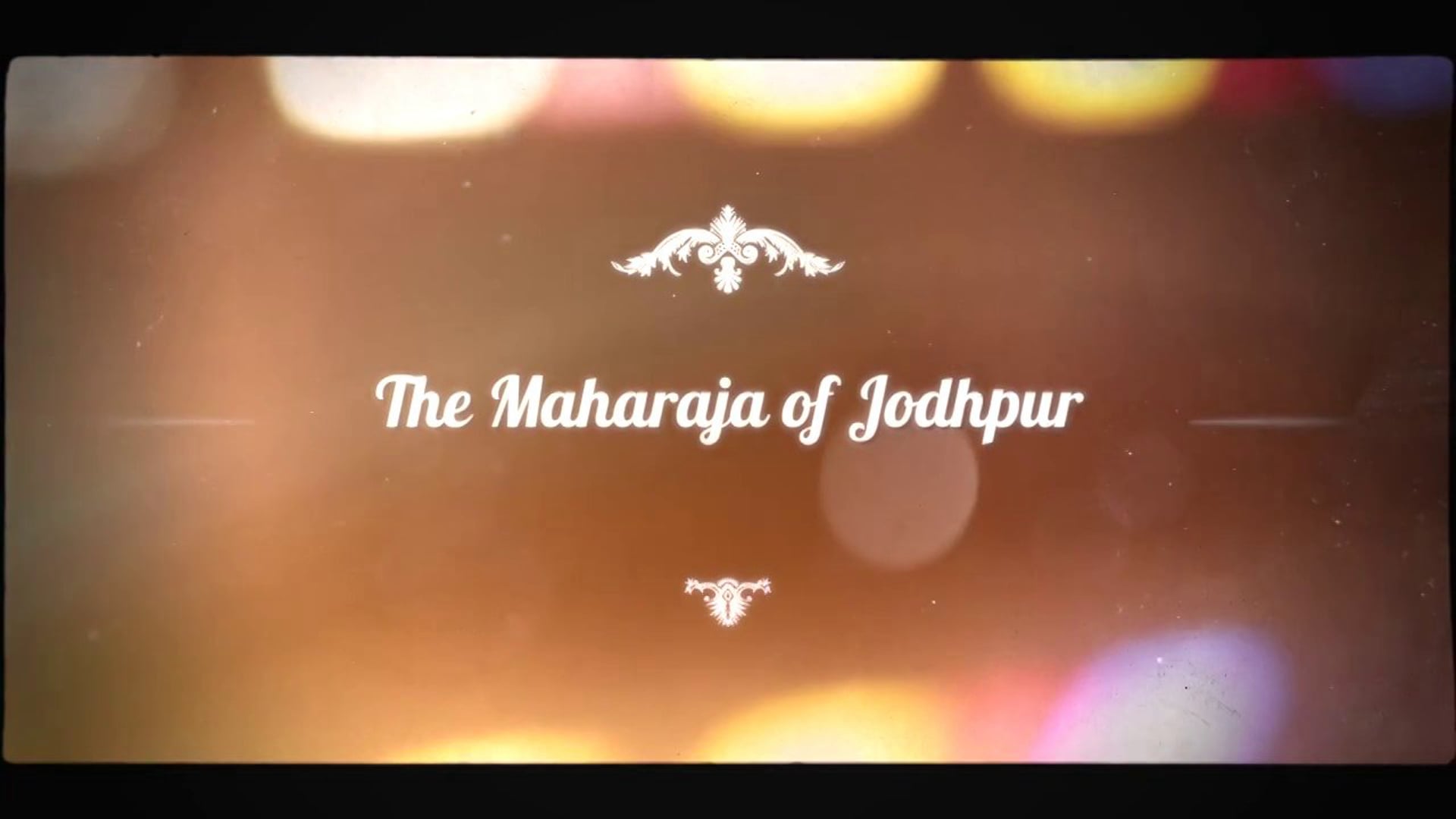 Interview - The Maharaja of Jodhpur