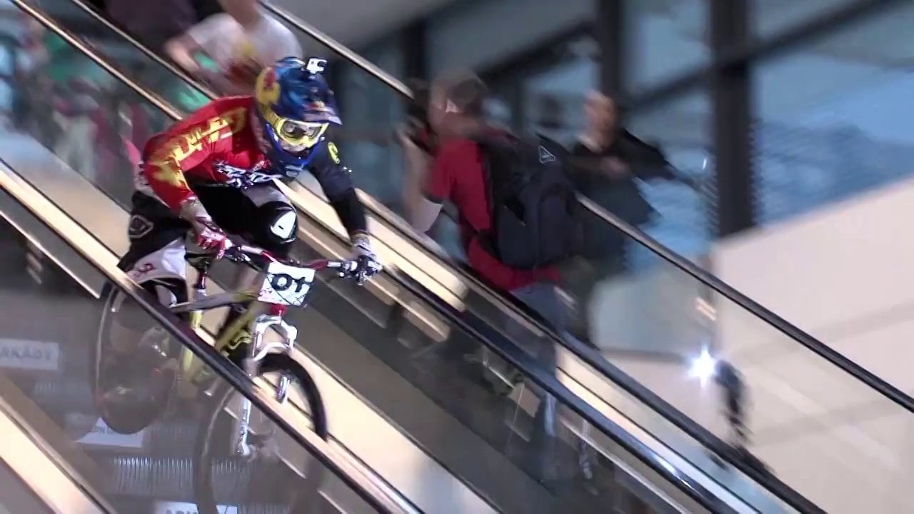 GHOST rider Tomas Slavik won the Arkády Downmall Race in Prague