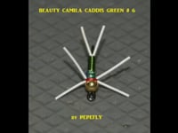 Beauty Camila Caddis Green Partridge The Authentic Czech Nymph Hooks # 6
