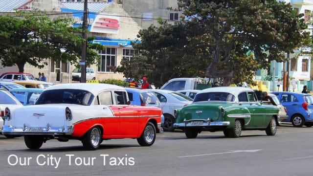 Saturday Drive Along the Havana Harbor Malecón, Havana, Cuba