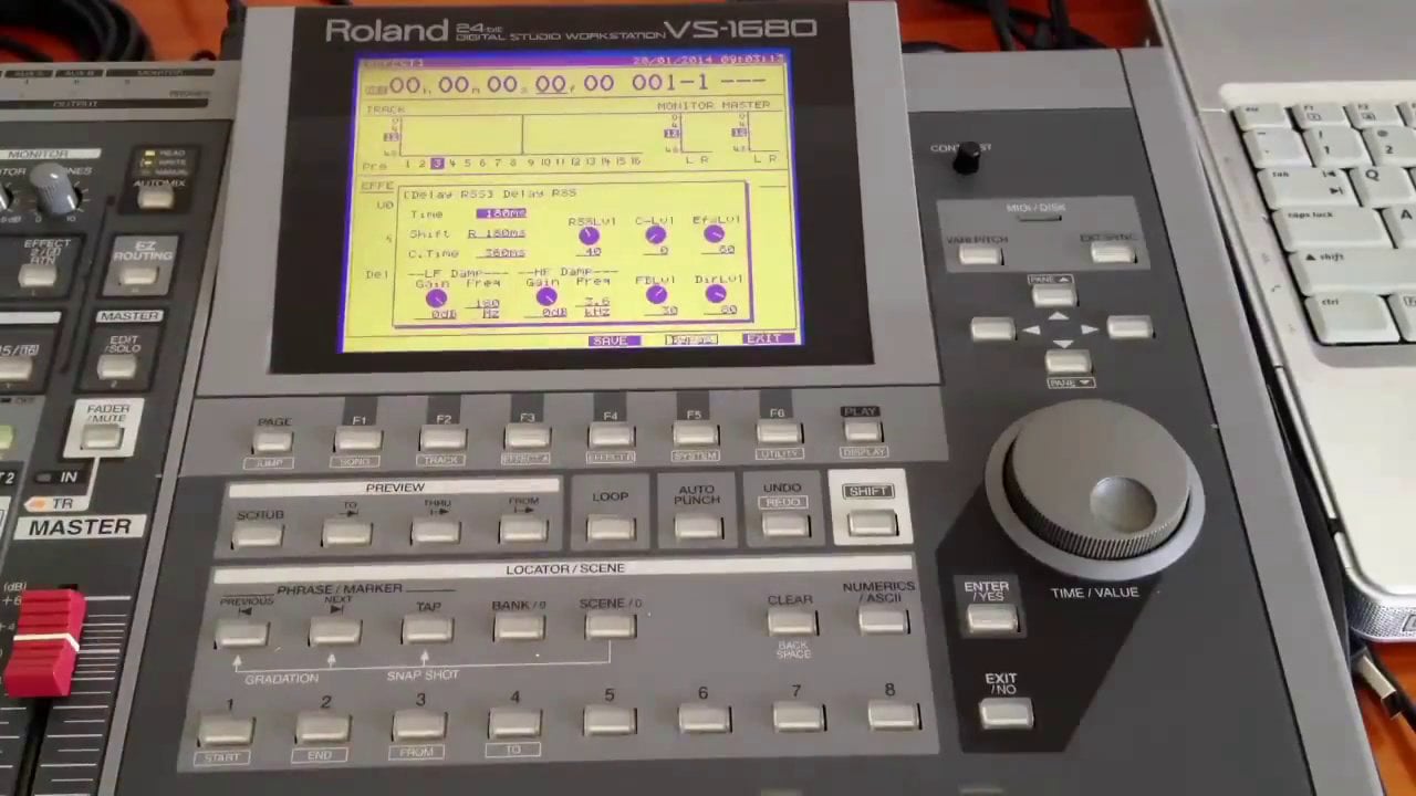 Roland VS 1680 - 03 - Recording Vocal Track (HD)