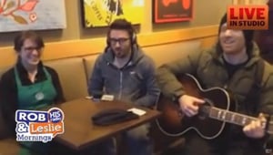 Danny Gokey Downtown in Starbucks with Impromptu Concert