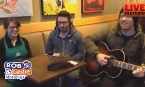 Danny Gokey Downtown in Starbucks with Impromptu Concert