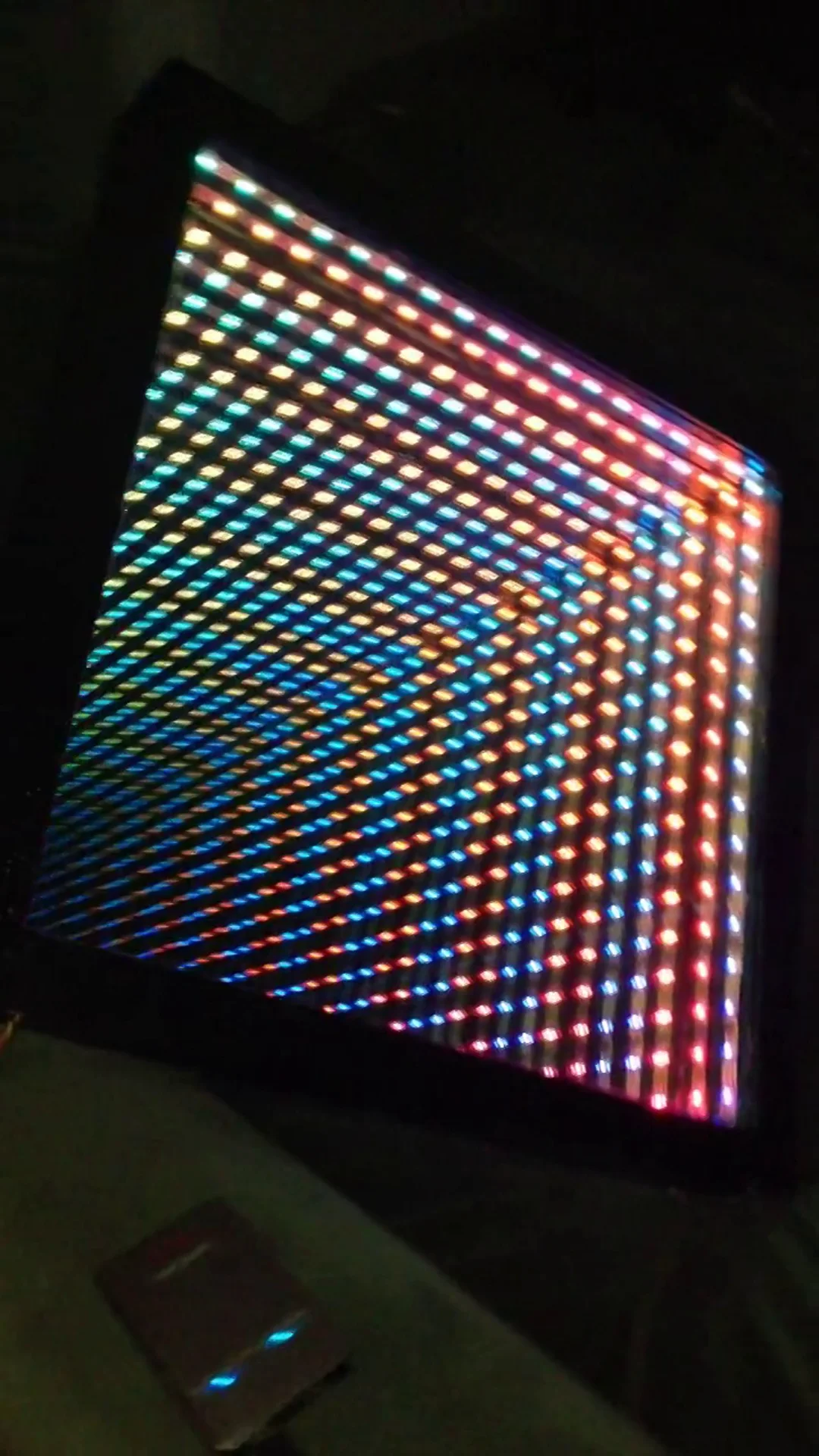 Infinity Mirror LED Demo on Vimeo