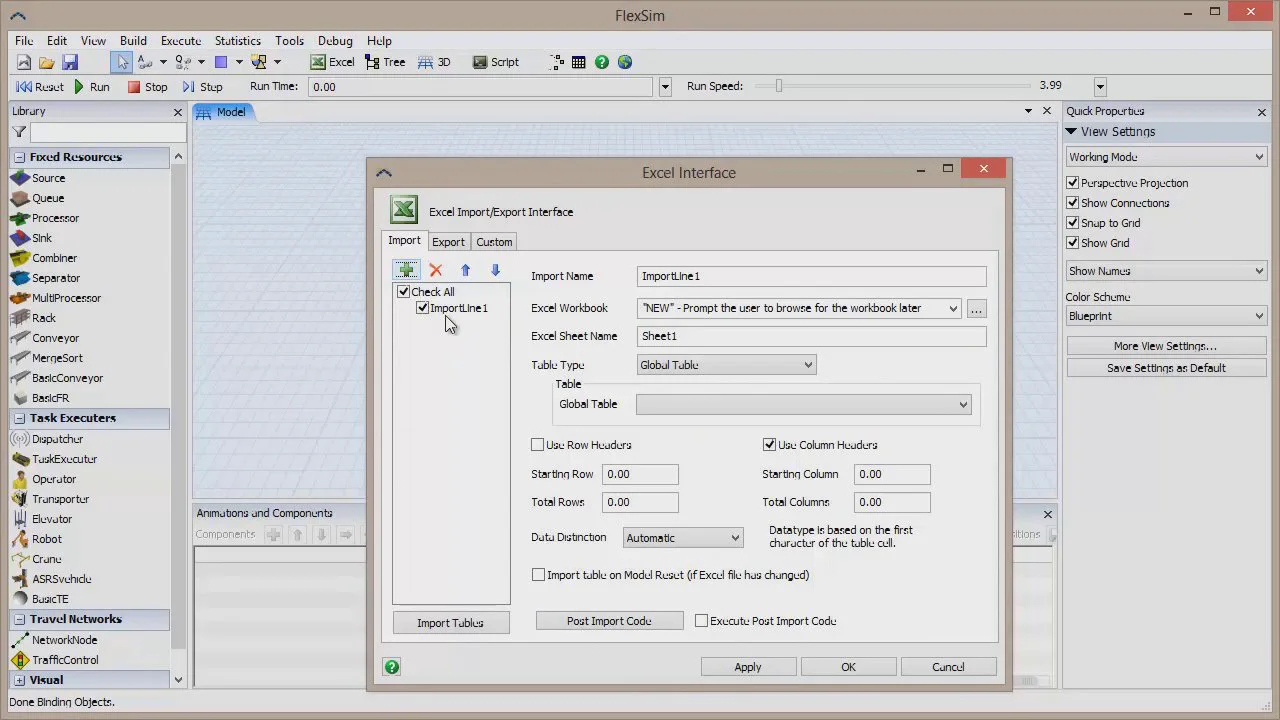 FlexSim - Nova Interface on Vimeo