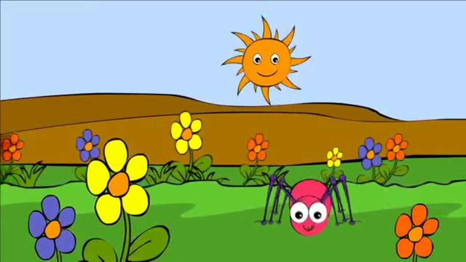 Incy Wincy Spider (itsy bitsy spider) Nursery Rhyme on Vimeo