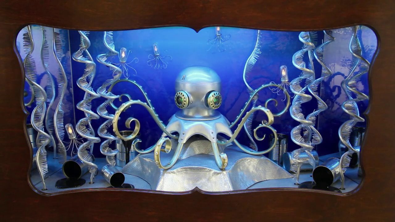 Octopus for Monterey Bay Aquarium in motion