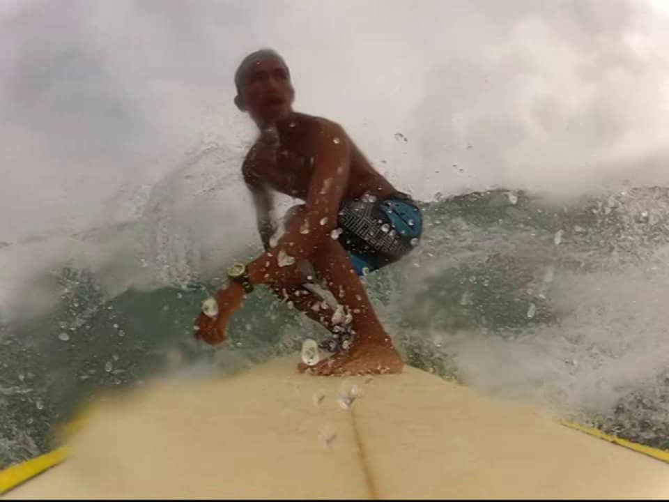 Surf With Ohey Jastiva At Sabang Beach, Baler, Aurora. フィリピンオーロラ州バレル On 